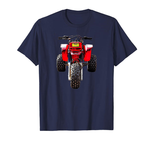 250 R 3 Wheeler, All Terrain Vehicle 1985 Vintage Retro Three Wheeler ATV ATC 250R T-Shirt, Small, Black