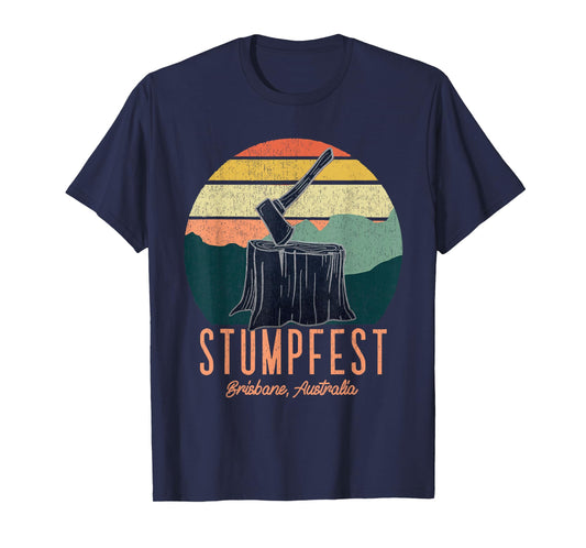 Vintage Funny Stumpfest 2024 Brisbane Get Sweaty T-Shirt
