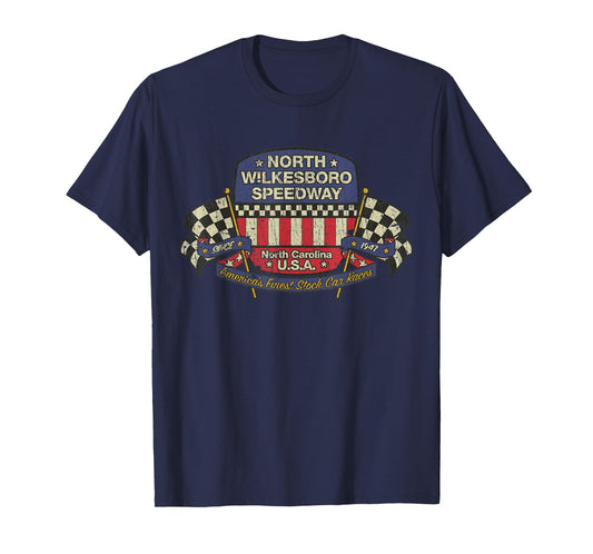 Vintage Wilkesboro Car Racing Speedway 1947 North Carolina T-Shirt