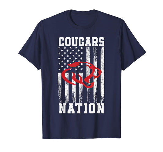Crosby Cougars Logo Nation HS T-Shirt