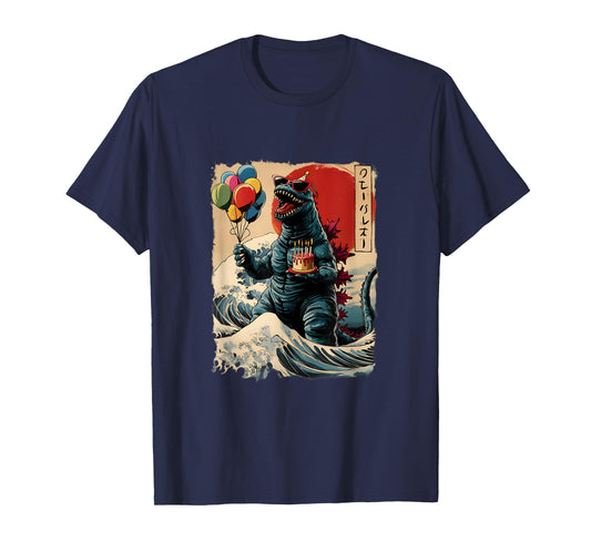 Kaiju Birthday Party Japan Monster Movie Bday Japanese T-Shirt