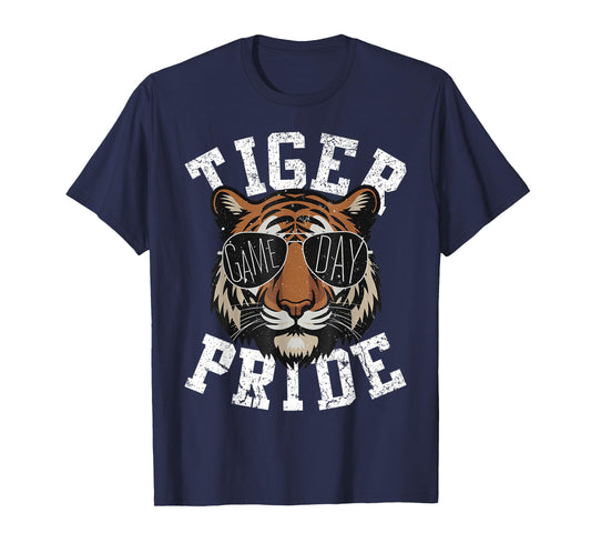 Retro Vintage Tiger Pride Tiger Mascot School Sports Team T-Shirt
