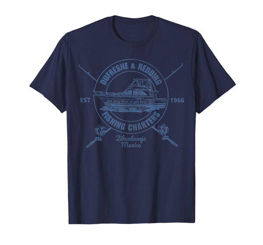 Retro Vintage Dufresne And Redding Fishing Charters Lover T-Shirt