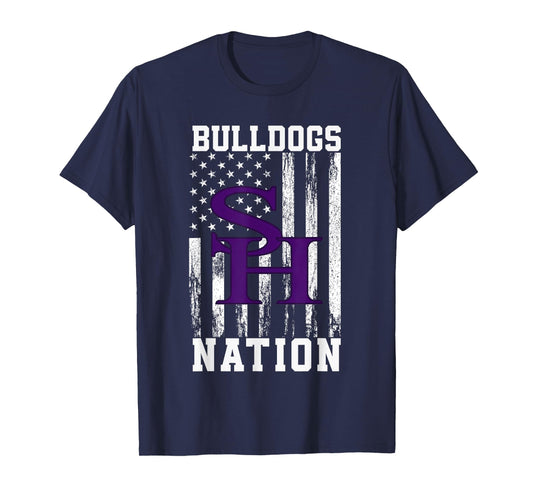 South Harrison Bulldogs Logo Nation HS T-Shirt