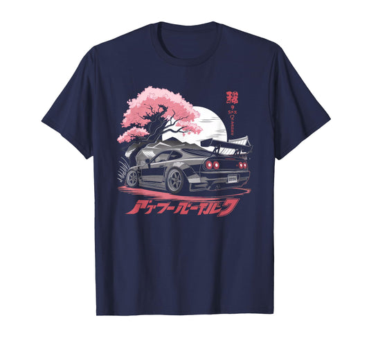 Japanese Car Tshirt Men JDM Japan Street Racing Streetwear T-Shirt