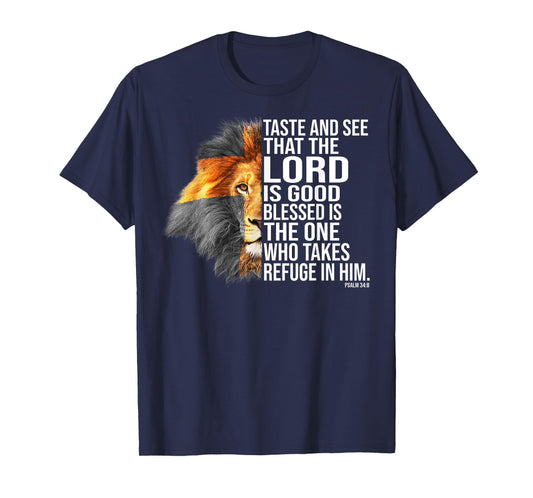 Faith in God - Psalm Christian Bible T-Shirt