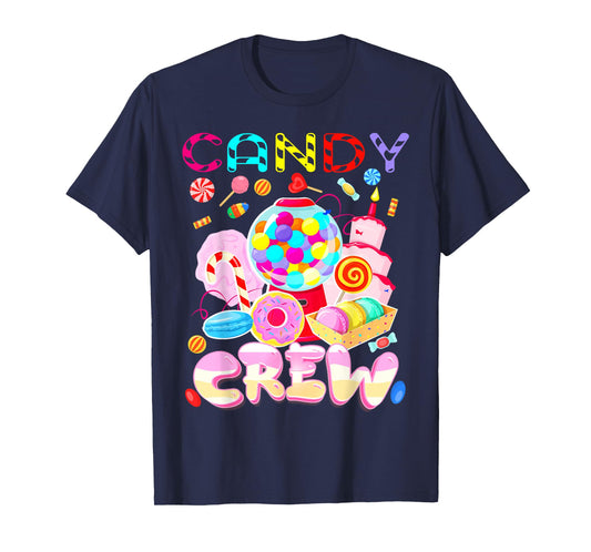 Candy Land Candy Crew Party Halloween Costumes Adult Women T-Shirt