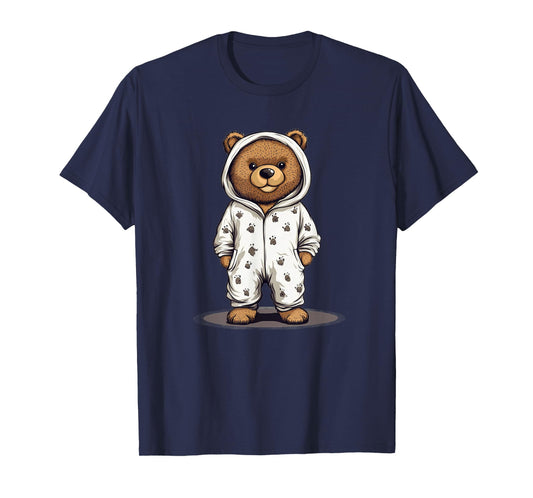 Cute Pajama Bear Outfit for Pajamas and Teddy Bear Lovers T-Shirt