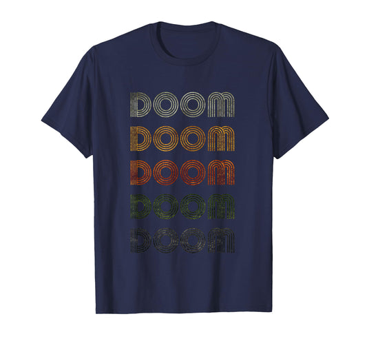 Love Heart Doom Tee Grunge Vintage Style Black Doom T-Shirt