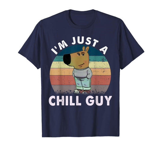 Vintage I'm Just A Chill Guy Funny Meme T-Shirt