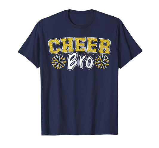 Cheer Bro My Favorite Cheerleader Calls Me Brother Yellow T-Shirt