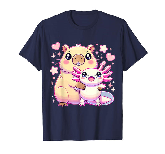 Capybara and Axolotl T-Shirt