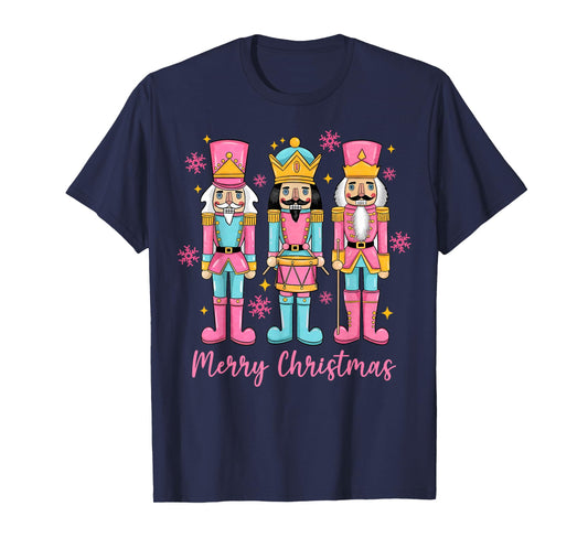 Deez Nuts Nutcracker Merry Christmas Matching Pajamas Xmas T-Shirt