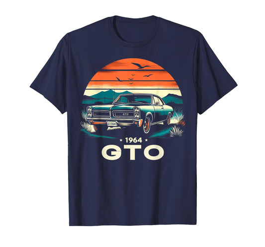 1964 64 GTO Classic Car Old School Muscle Vintage Car T-Shirt
