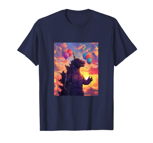 Kaiju Birthday Party Japan Monster Movie Bday Japanese T-Shirt