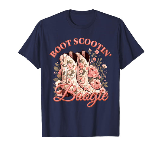 Boot Scootin’ Boogie Retro Vintage Western Cowboys Music T-Shirt