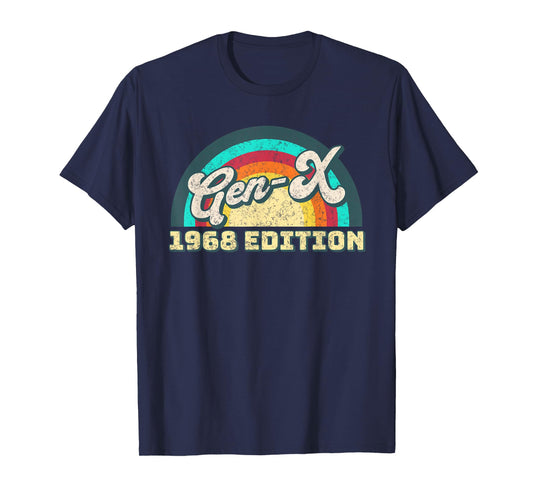 Gen X 1968 Edition Retro Generation Xers Men Women T-Shirt