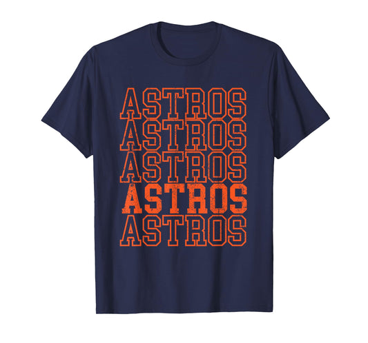 Vintage Astros Retro Style 70s-80s First Name T-Shirt