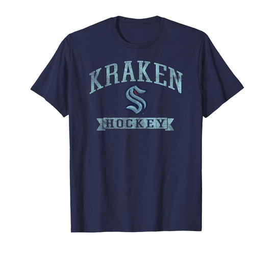 Seattle Kraken Vintage Hockey Officially Licensed T-Shirt