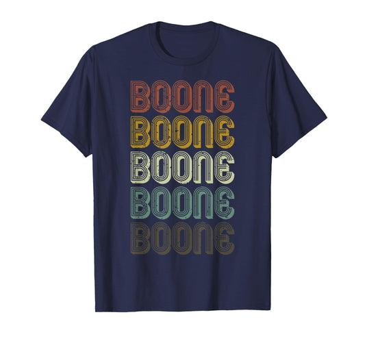 Retro Boone First Name Personalized Boone Groovy Vintage T-Shirt