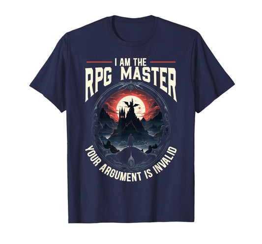 RPG Master D20 Gaming Tabletop Games Funny RPG Gamer T-Shirt