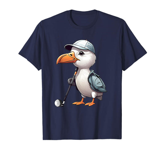Funny Golfer Albatross Bird Golf Player Game Gift Men Women T-Shirt