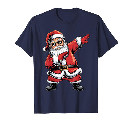 Dabbing Santa Claus Dance Design for Kids and Adults T-Shirt