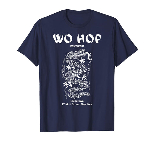 Wo hop Restaurant Chinatown, Serpent Dragon Vintage T-Shirt