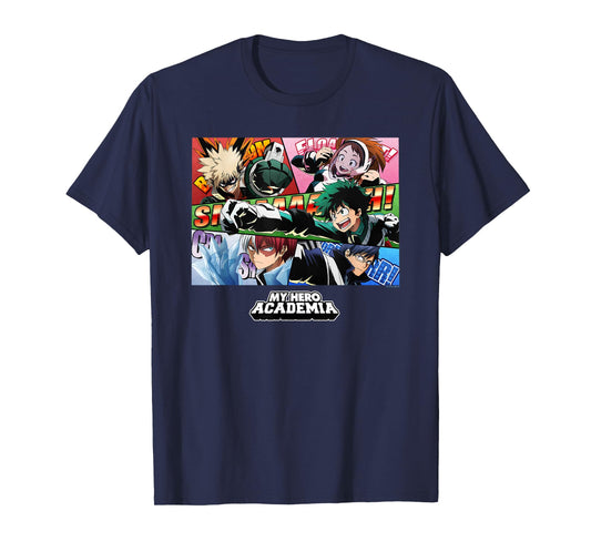 My Hero Academia Class 1-A Group Panels Anime T-Shirt