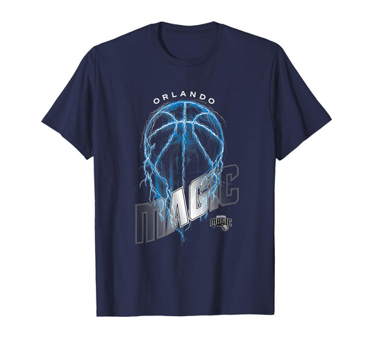 NBA Orlando Magic Lightning Bolt Basketball Logo T-Shirt