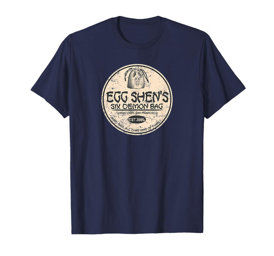 Egg Shen Retro Vintage Movie Outfits Six-Demon Bag Funny T-Shirt