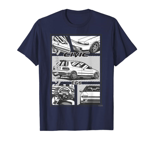 Civic eg 6 Japanese car T-Shirt