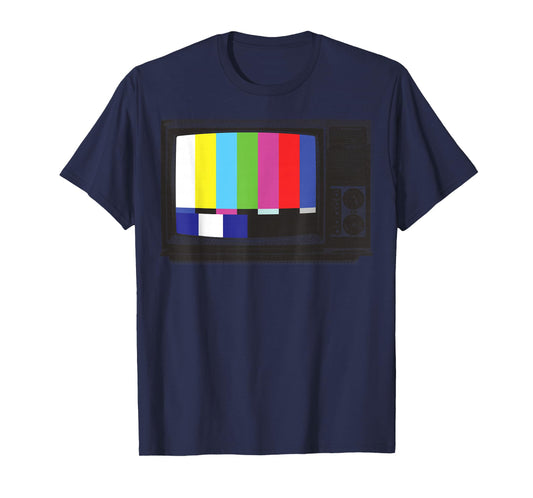 No Signal 70s 80s Television Screen Retro Vintage Funny TV T-Shirt