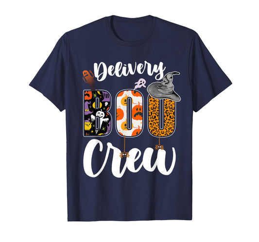 Delivery Boo Crew Halloween Match Driver T-Shirt