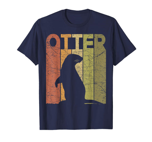 Otter Vintage Otter Lover Retro Sea Otter T-Shirt