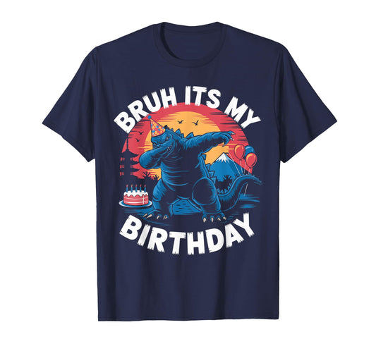 Kaiju Birthday Party Japan Monster Bday Dinosuar Decorations T-Shirt