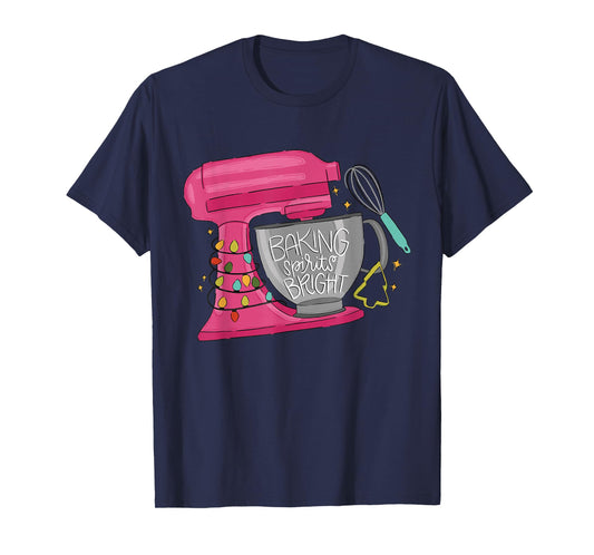 Baking Spirits Bright Christmas Lights Baking Spirits Xmas T-Shirt