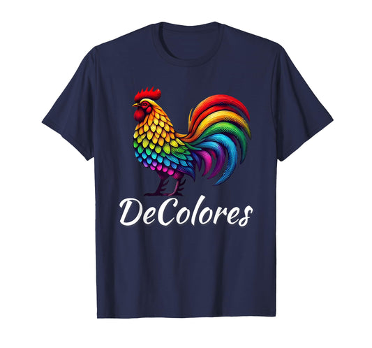 DeColores Cursillo Raibow Rooster Catholic T-Shirt