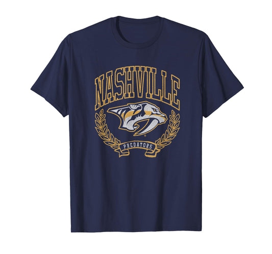 Nashville Predators Vintage Victory Navy Officially Licensed T-Shirt