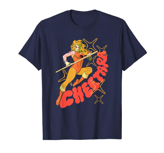 Ripple Junction x Thundercats Cheetara Warrior Retro Cartoon T-Shirt, Small, Black