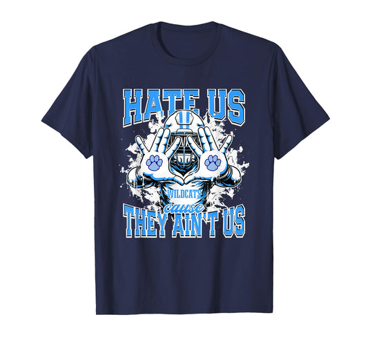 Camden County Wildcats Logo Hate Us Cause They Ain't HS T-Shirt