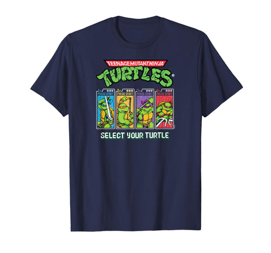 Teenage Mutant Ninja Turtles - Select Your Turtle Video Game T-Shirt