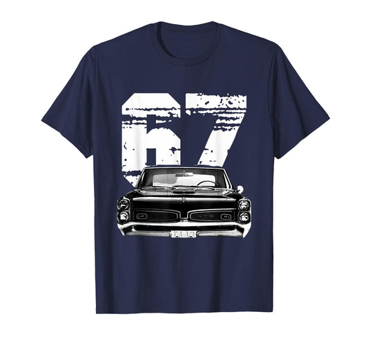 1967 67 GTO Classic Car Old School Muscle Car T-Shirt