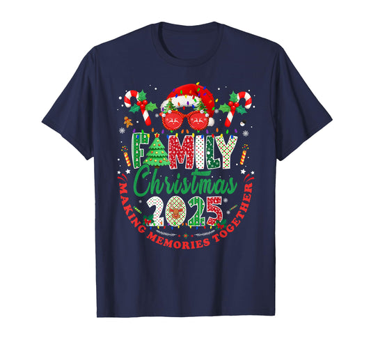 Family Christmas 2025 Matching Outfit Xmas Men Women Kids T-Shirt