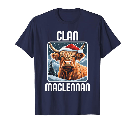 MacLennan Clan Christmas Holidays Scottish Family Name Party T-Shirt