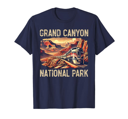 Grand Canyon Train Williams Arizona Railway Vintage Railroad T-Shirt