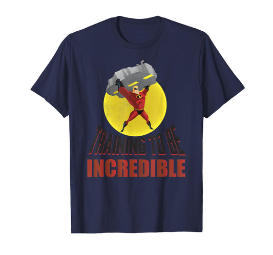 Disney Pixar The Incredibles Training To Be Incredible Logo T-Shirt