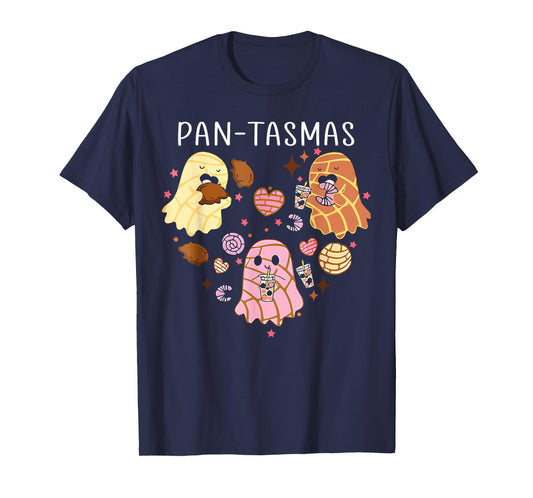 Pantasmas Ghost Funny Spooky Conchas Mexican Ghost Halloween T-Shirt