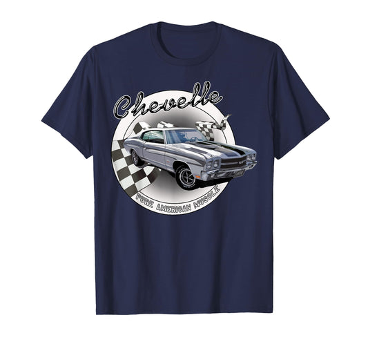 1970 70 Chevelle SS Cortez Silver Trending Chevys Muscle Car T-Shirt