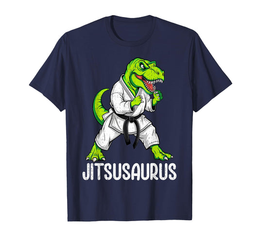 Jitsusaurus Jiu Jitsu Brazillian Ju Jitsu Bjj Men Boys Kids T-Shirt